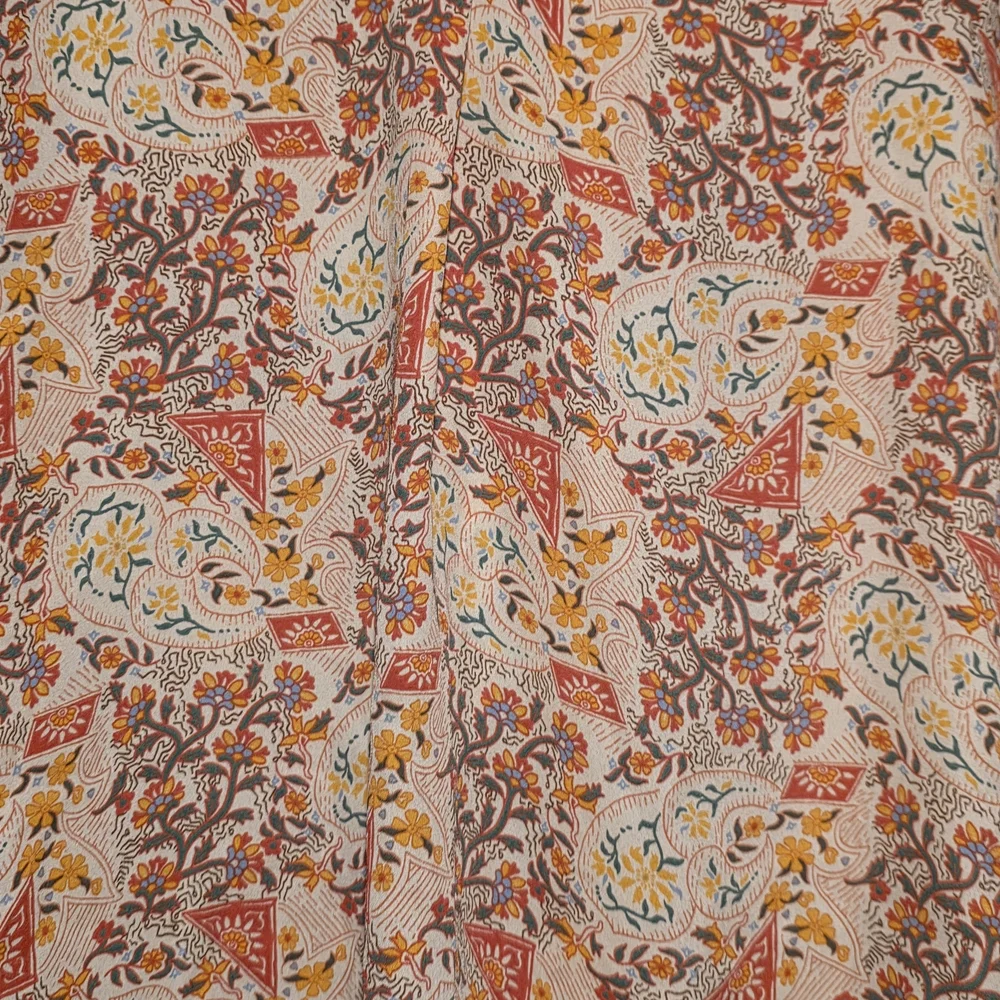 Violet & Claire Orange Floral Blouse - Picture 4 of 4